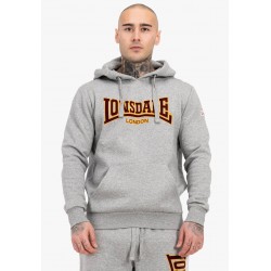 LONSDALE Sweatshirt HOODED CLASSIC LL002 - GREY