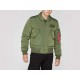 Flight Jacket CWU VF TT Bomber - VERDE