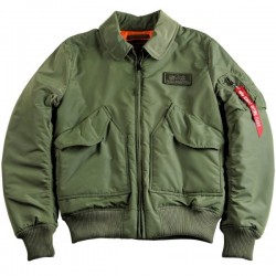 Flight Jacket CWU VF TT Bomber - VERDE