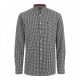 Long  sleeve buttom down shirt JAPSTER - BLACK