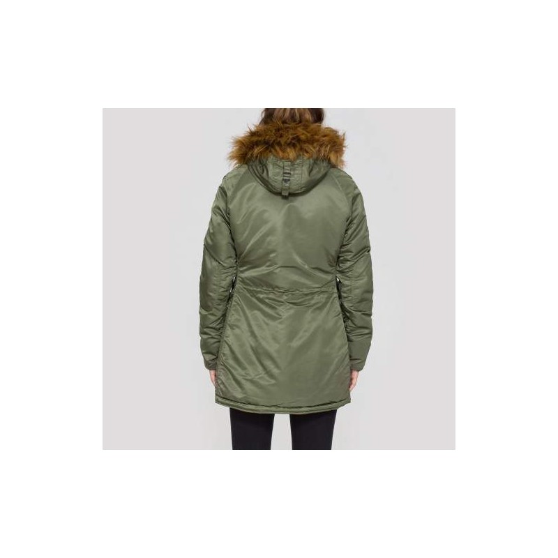 Parka verde chica deals