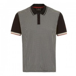 Polo Merc Manga Corta CORONA - NEGRO